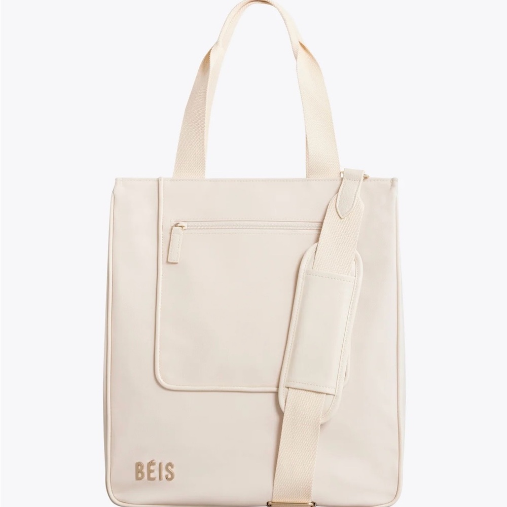 BEIS Elegant Cream Tote
